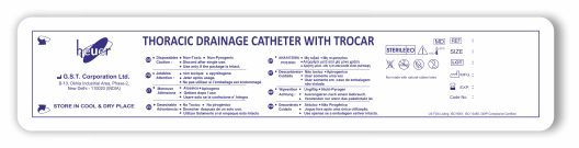 Thoracic Cathater With Trocar Packing