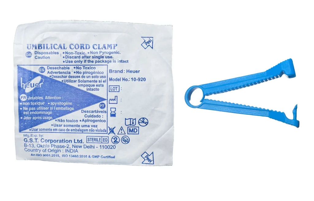 clamp for umbilical cord