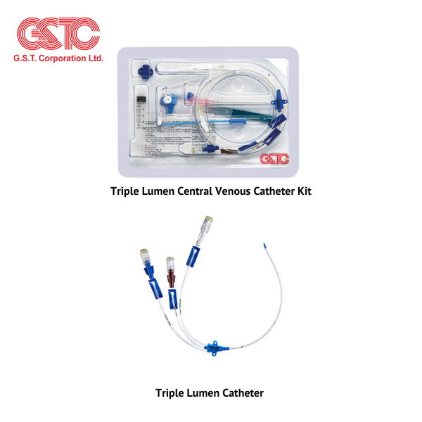 Central Venous Catheter Triple Lumen